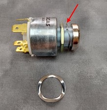 CRINKLE WASHER, for LUCAS ignition switch, Triumph T150 BSA R3 A75 A65 B25