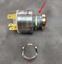 CRINKLE WASHER, for LUCAS ignition switch, Triumph T150 BSA R3 A75 A65 B25