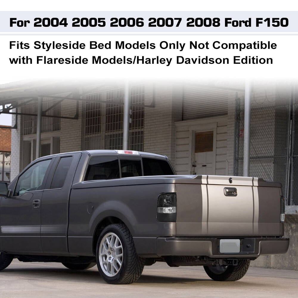 Pair Tail Lights For 2004 2005-2008 Ford F-150 F150 Rear Brake 