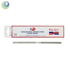 Dental Ortho Stainless Metal Polishing Finishing Strips Double Sided 4mm 12/Box