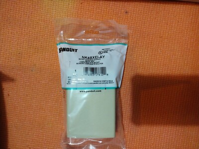8/ Panduit 4Prt Surface Mount Box/ Color Beige 