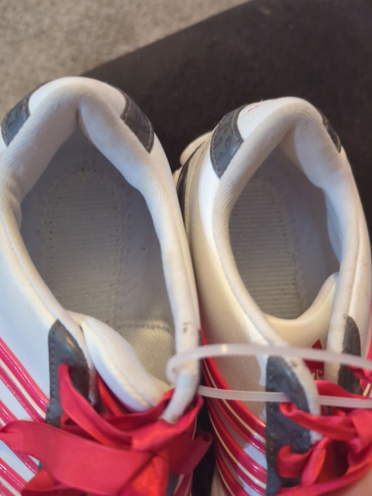 Adidas Womens Powerband Chassis Golf Shoes Size 9 Pink/White