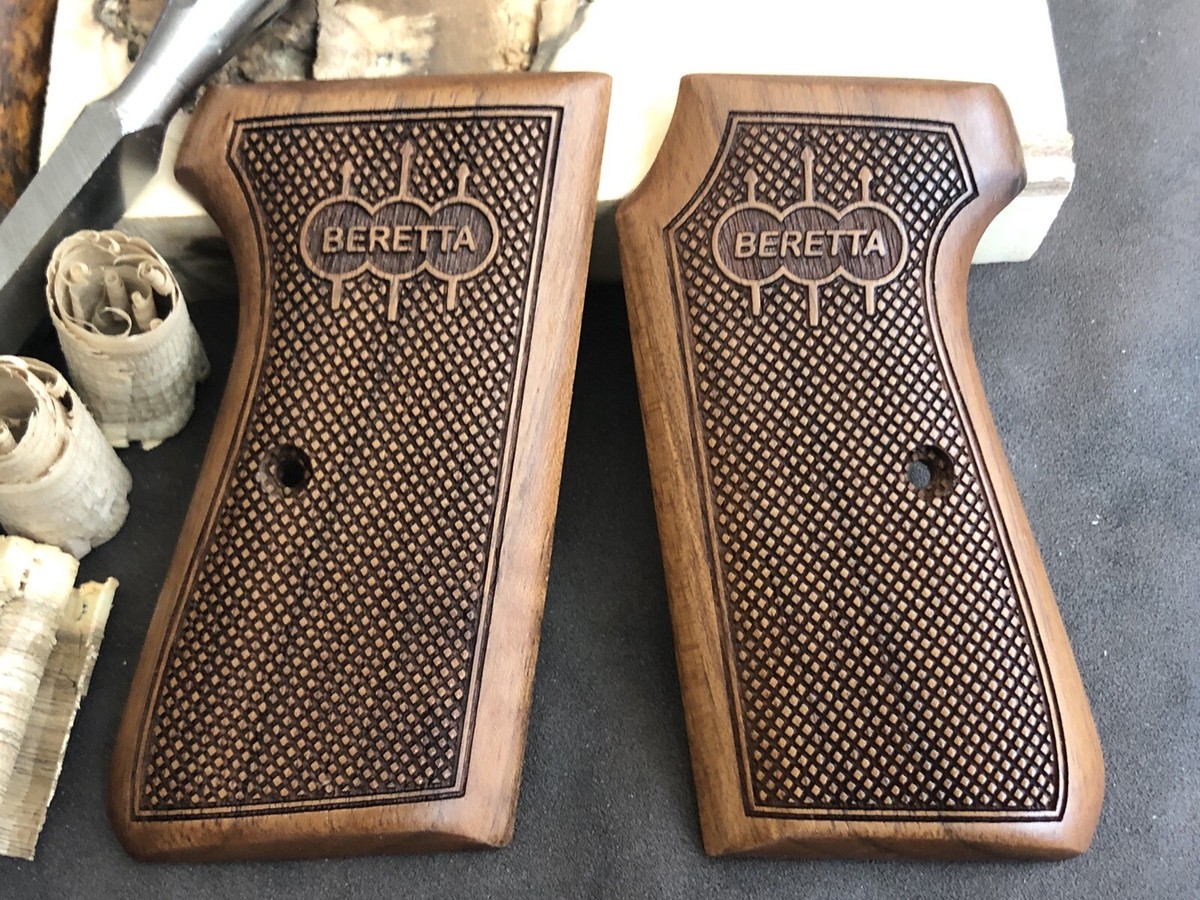 Beretta 1934/1935 7.65mm 32 ACP Turkish Walnut Wood Grips