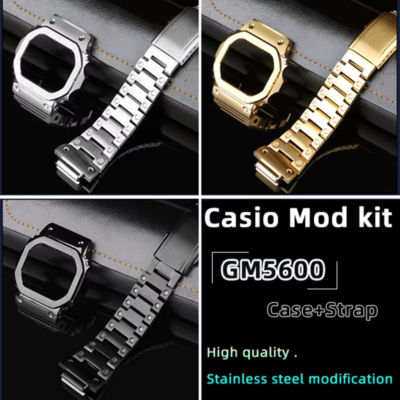 GM-5600 Mod Kit for G-SHOCK Small Block 3229 GM5600 Case and Strap