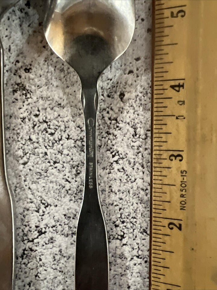 3 Oval Place Soup Spoons 1 Teaspoon Oneida Community Paul Revere