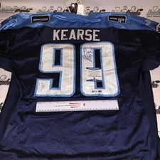 JEVON KEARSE SIGNED AUTOGRAPHED PUMA AUTHENTIC PRO LINE CUT JERSEY-BAS COA