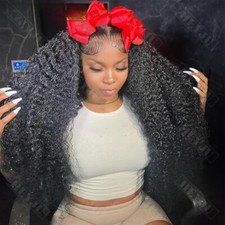 200 Density Human Hair Curly Wigs for Women Wave 13x6 Hd Lace Frontal Wig 13x4