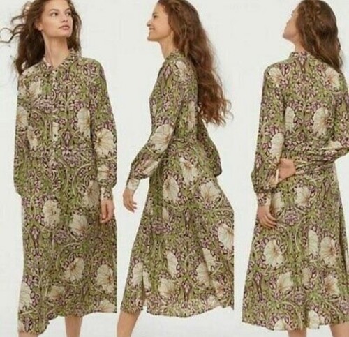 hm william morris dress