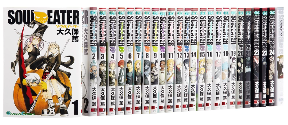 Soul Eater Vol.1-25 Complete Manga Set by Atsushi Ohkubo Japanese