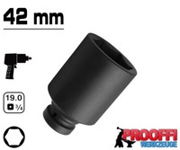 "Kraft Power Schlagschrauber Nuss 3/4\" Stecknuss 42 Mm SteckschlüSsel 6-Kant Lang"
