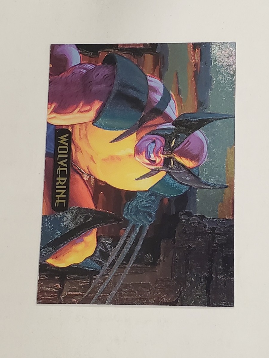 シングルカード Marvel Masterpieces Wolverine Lenticular 2024 UD Marvel Masterpieces 92 Platinum #94 WOLVERINE