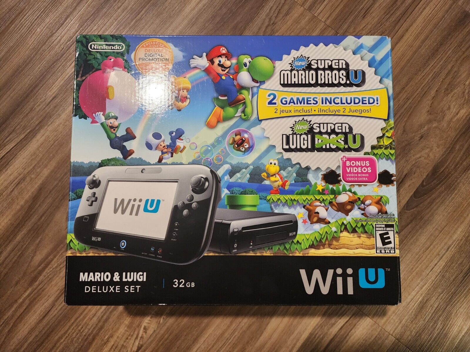 Nintendo Wii U Mario & Luigi Deluxe Set 32 GB Black Console (NTSC) for sale  online