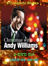 Andy Williams Christmas Show 2-DVD set  1960s Holiday Classic music variety