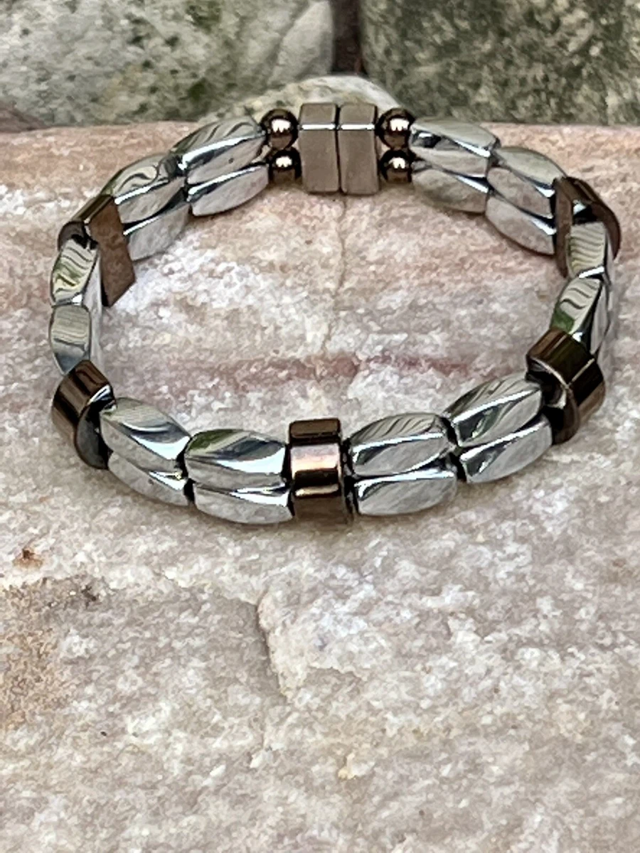 Hematite magnetic sale therapy bracelet