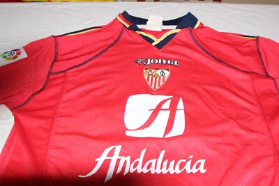 Maillot Vintage Officiel Sevilla FC Joma - Taille XL - N°10 Fredi - Andalousie