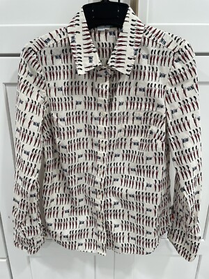 Women s BODEN EUC Royal Guard Beefeater Button Up 4 SI36