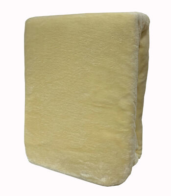 Cashmere Touch Winter Spannbettlaken Teddy Plüsch Beige Bettlaken Größe Wählbar
