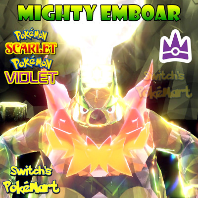   Mighty Emboar 7 Star Tera Raid Event | Mightiest Mark Emboar Scarlet Violet  