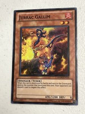 Yugioh Yu-Gi-Oh TCG Card Jurrac Gallim HA04-EN016 Super Rare Foil NM