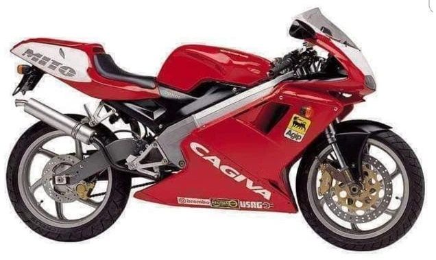 Cagiva Mito 125 EVO decal set vinyl adesivi autocollants ステッ - Imagen 4 de 4