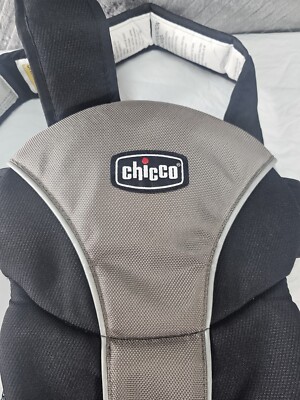 Chicco Infant Baby Carrier 7.5-25 lbs Gray Black Ultrasoft | eBay