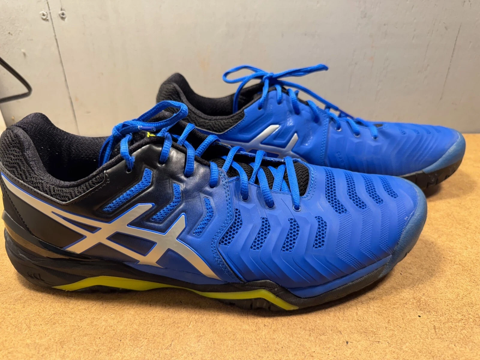 Taglia 14 ASICS Gel Risoluzione 7 Blu Illusione