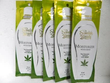 5 PACKS SWEDISH BEAUTY MOISTURIZER WITH HEMP TANNING TAN EXTENDER LOTION RARE!