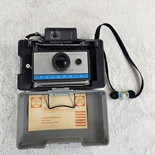 Vintage Polaroid Automatic 210 Land Camera with Case and Strap NOT TESTED