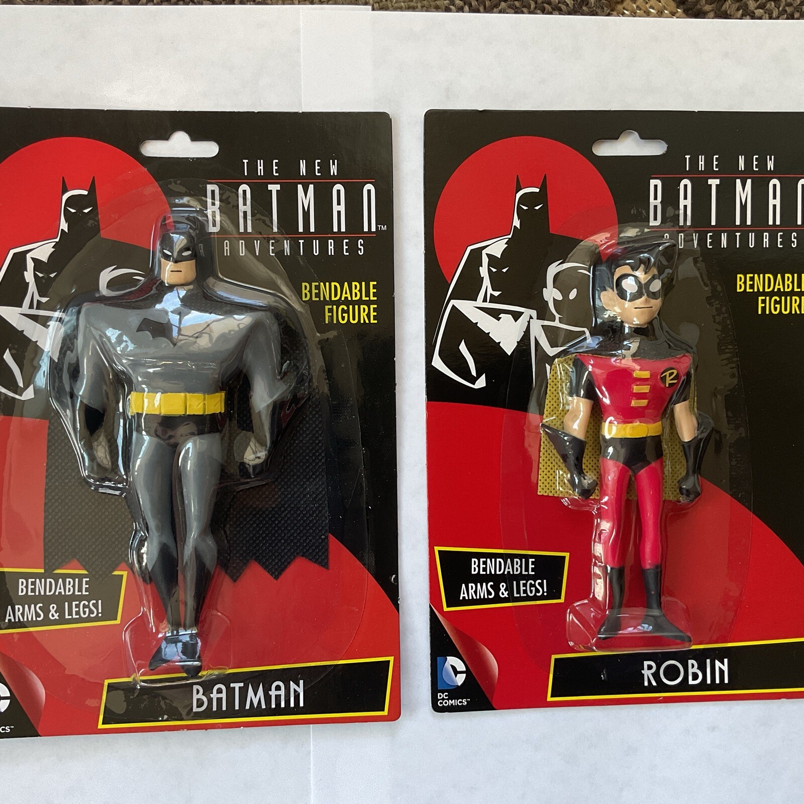 The New Batman Adventures Batman & Robin Bendable Figure NJ Croce 3942 ...