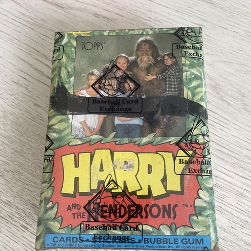 1987 Topps Harry and the Hendersons Unopened Wax Box 36 Sealed Wax Packs BBCE