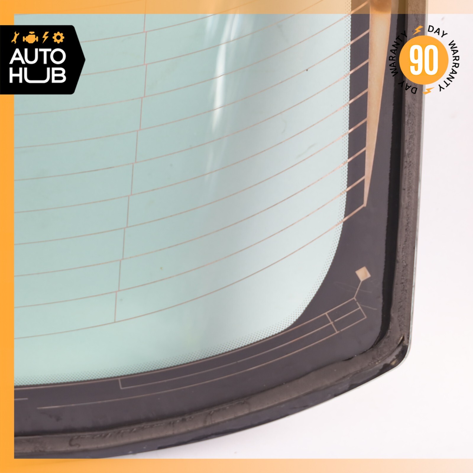 08-18 Maserati GranTurismo M145 Rear Windshield Wind Shield Back Glass OEM 61k