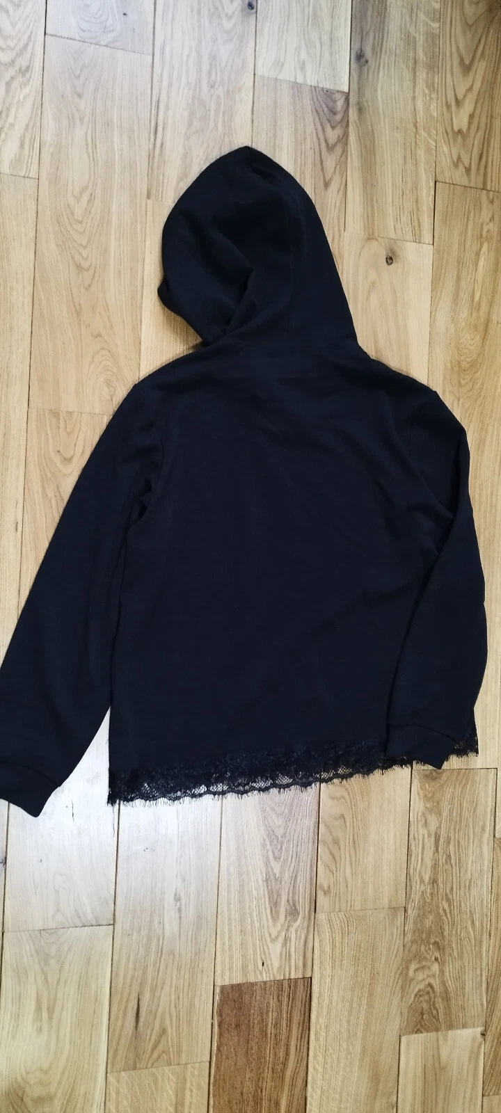 VETEMENTS Abbigliamento donna felpe con cappuccio blusa maglione maglione nero taglia:1XL