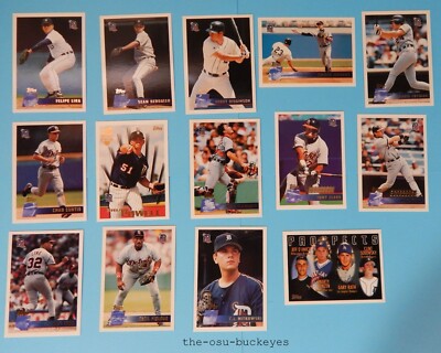 1996 Topps Detroit Tigers Team Set 14 Cards Cecil Fielder Combine Shipping