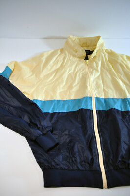 color block nylon jacket