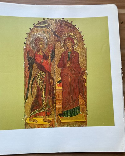 Álbum de impresiones artísticas iconos atesorados de Macedonia idioma ruso de colección 1971 edición limitada - Imagen 9 de 20