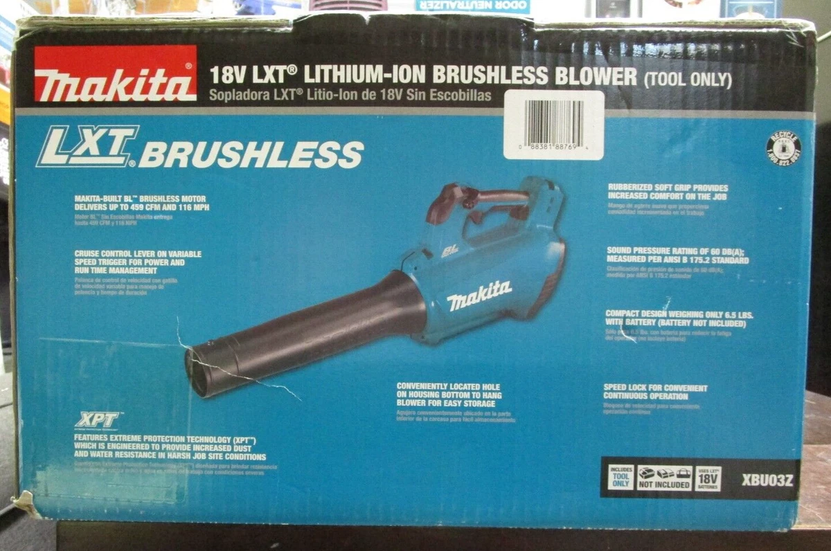 Makita 18V LXT Li Ion Brushless 459CFM Blower TOOL ONLY XBU03Z