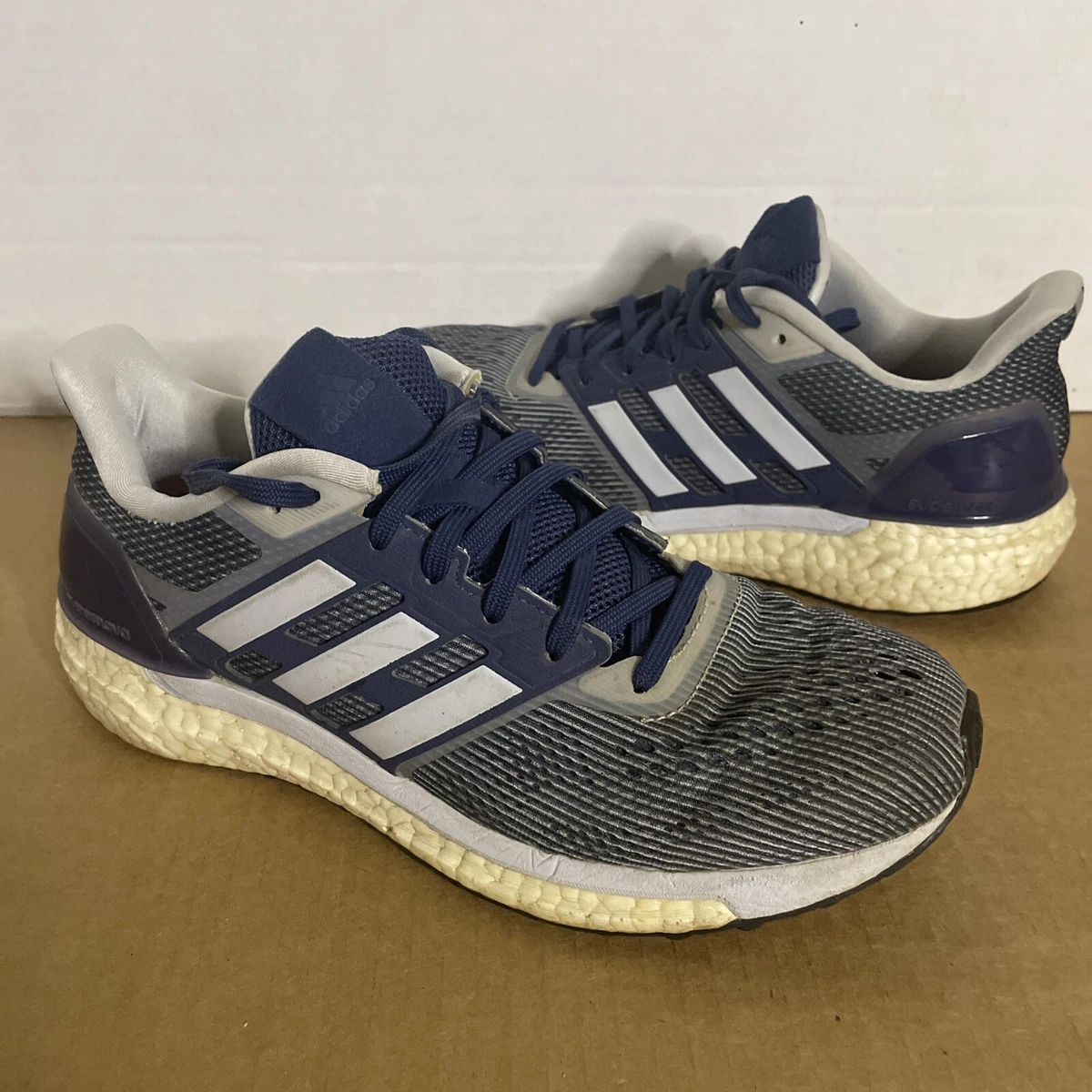 Adidas Shoes Womens Running Size 8.5 Supernova Blue CG4039 Low Top Lace Up  Mesh | eBay