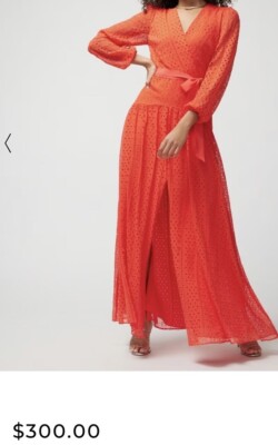 red dress white house black market White House Black Market WHBM Eyelet Long-Sleeve Maxi Dress Size 8 M Red  $300