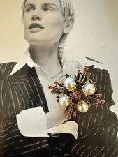 Pearl Brooch Free Shipping Gift Box Pin Women Unisex Brooch