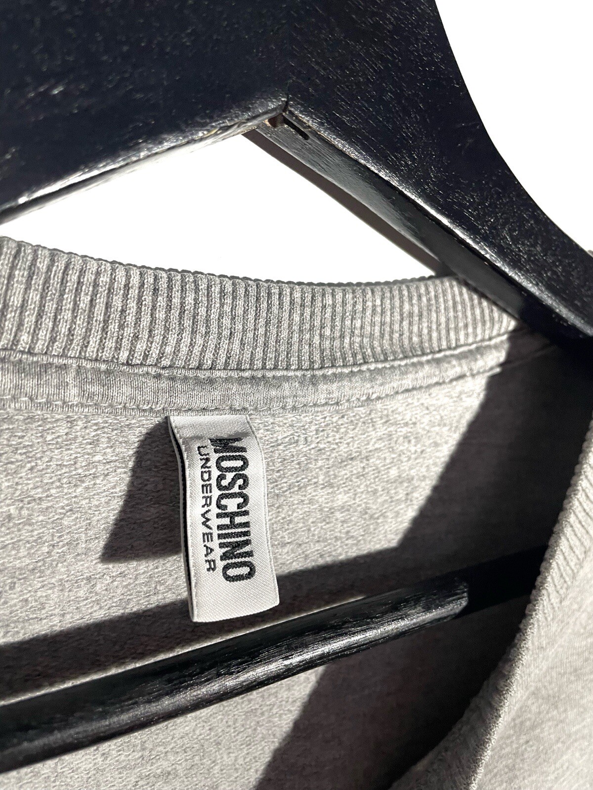 Moschino Basic Gray Sweatshirt Monogram Stripes S… - image 2
