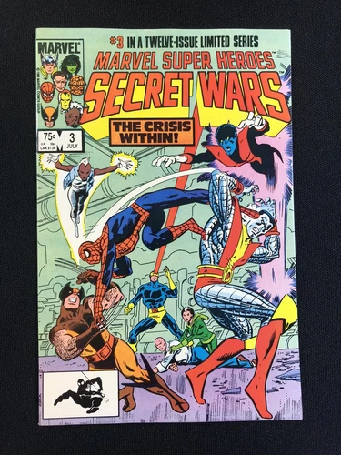 MARVEL SUPER HEROES SECRET WARS #3 1ST APP of TITANIA & Volcana 1984 COMICS NM-