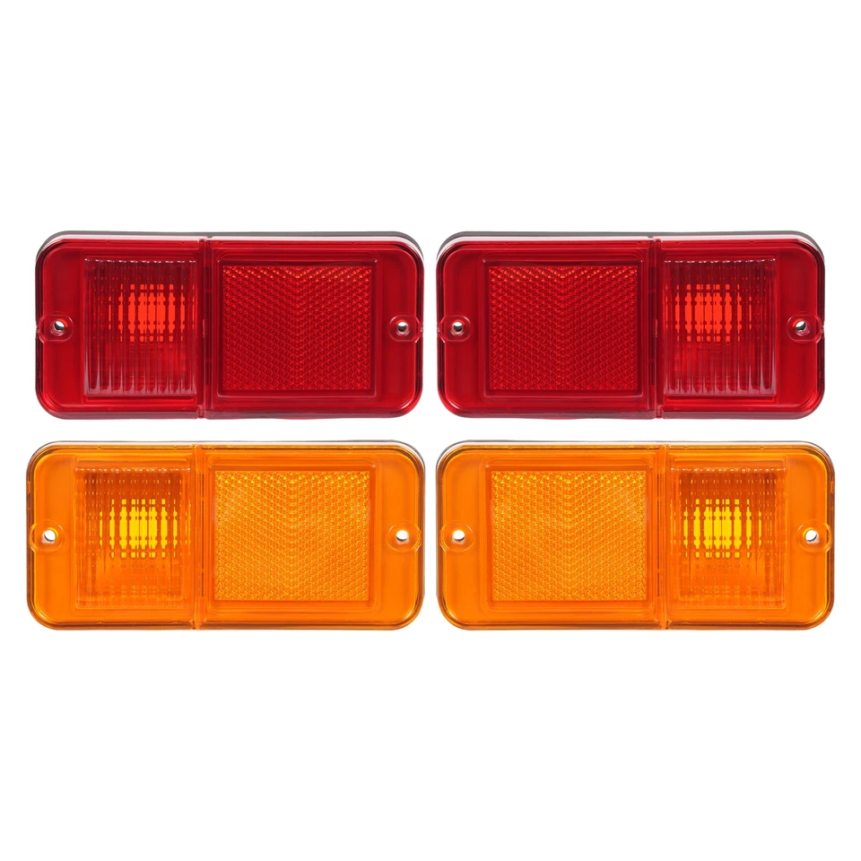 Juego de luces de señalización laterales delanteras traseras para camionetas Chevrolet GMC C/K 1968-1972 Foto 2 de 4