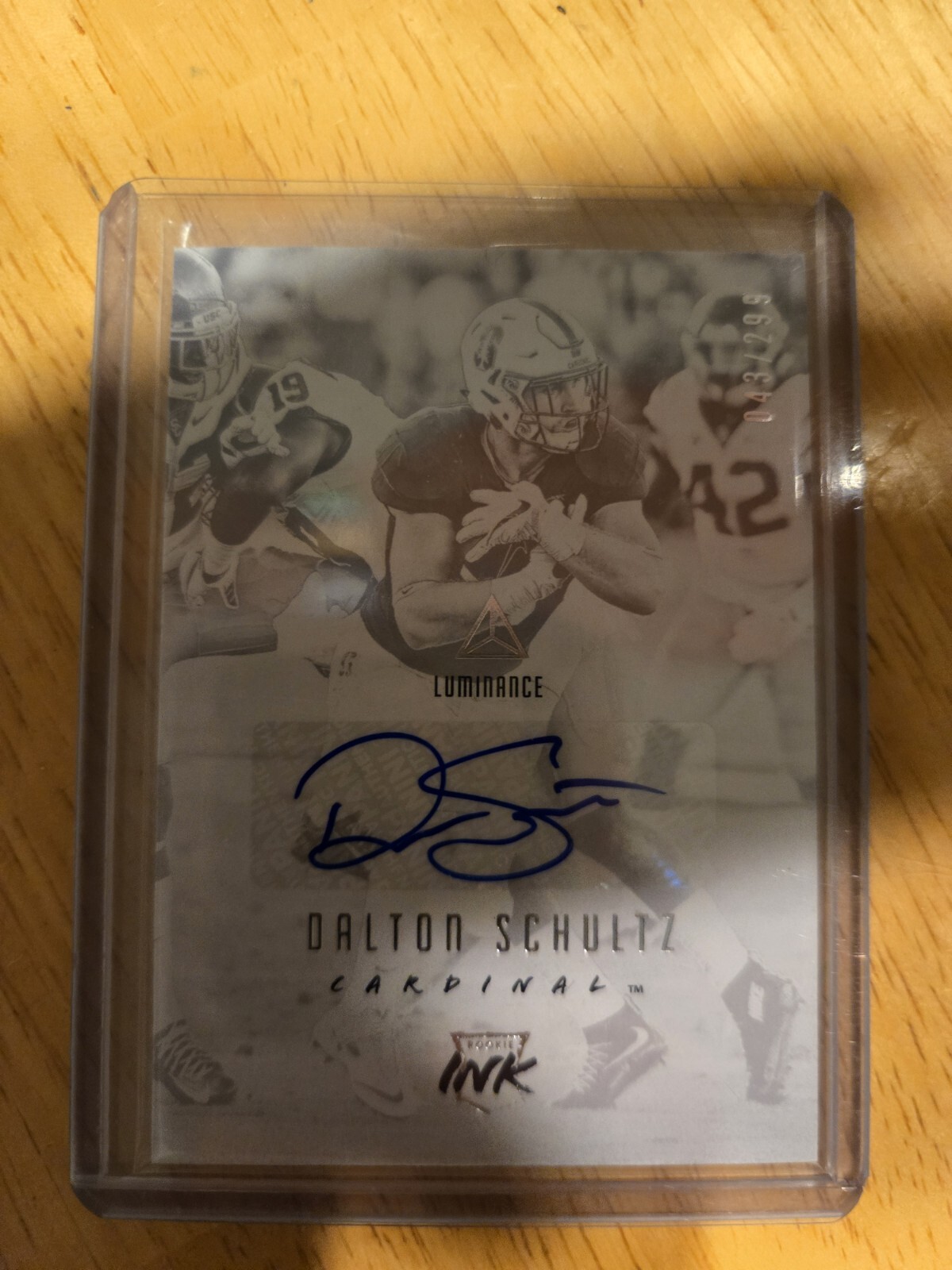 Dalton Schultz Panini Luminance Rookie Ink #RIDAS Base