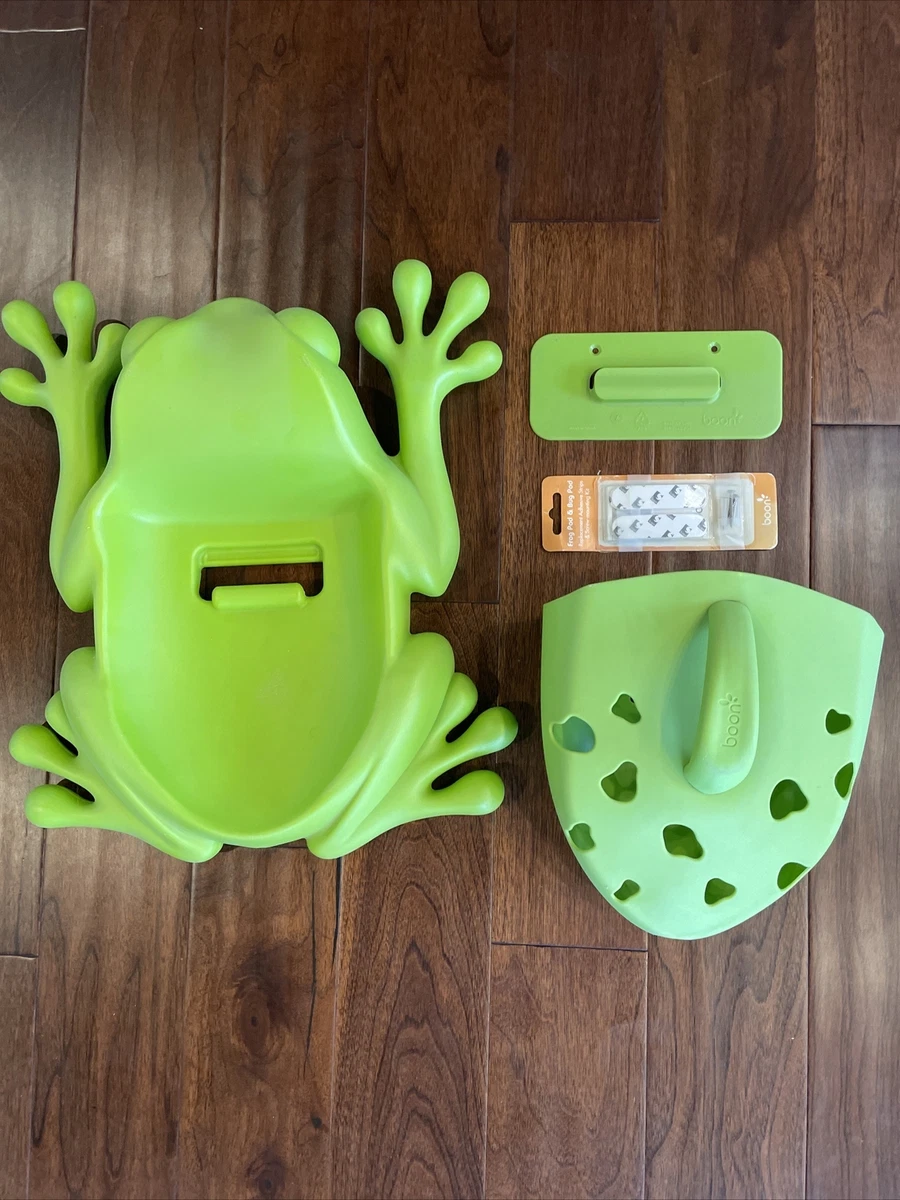 Boon Frog Pod Bath Tub Scoop Toy Storage Holder Caddy Storage Pool Water  Green