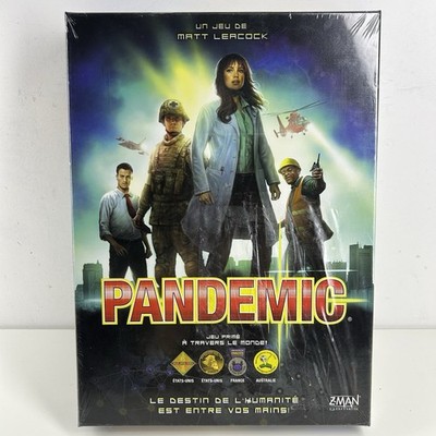 Pandemie Brettspiel Französische Sprachversion Z-Man Spiele Brandneu Versiegelt Französisch