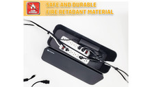 NEW Cable Management Box Organizer Hide Protects Surge Protector 12.5 Length