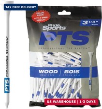 PrideSports PTS Wood Golf Tees  135 Count, 3-1/4 Inch  1 Wood Tee on Tour  B