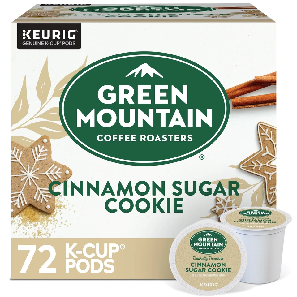 Green Mountain Coffee Roasters Cinnamon Sugar Cookie K-Cup Pods, 24 Count