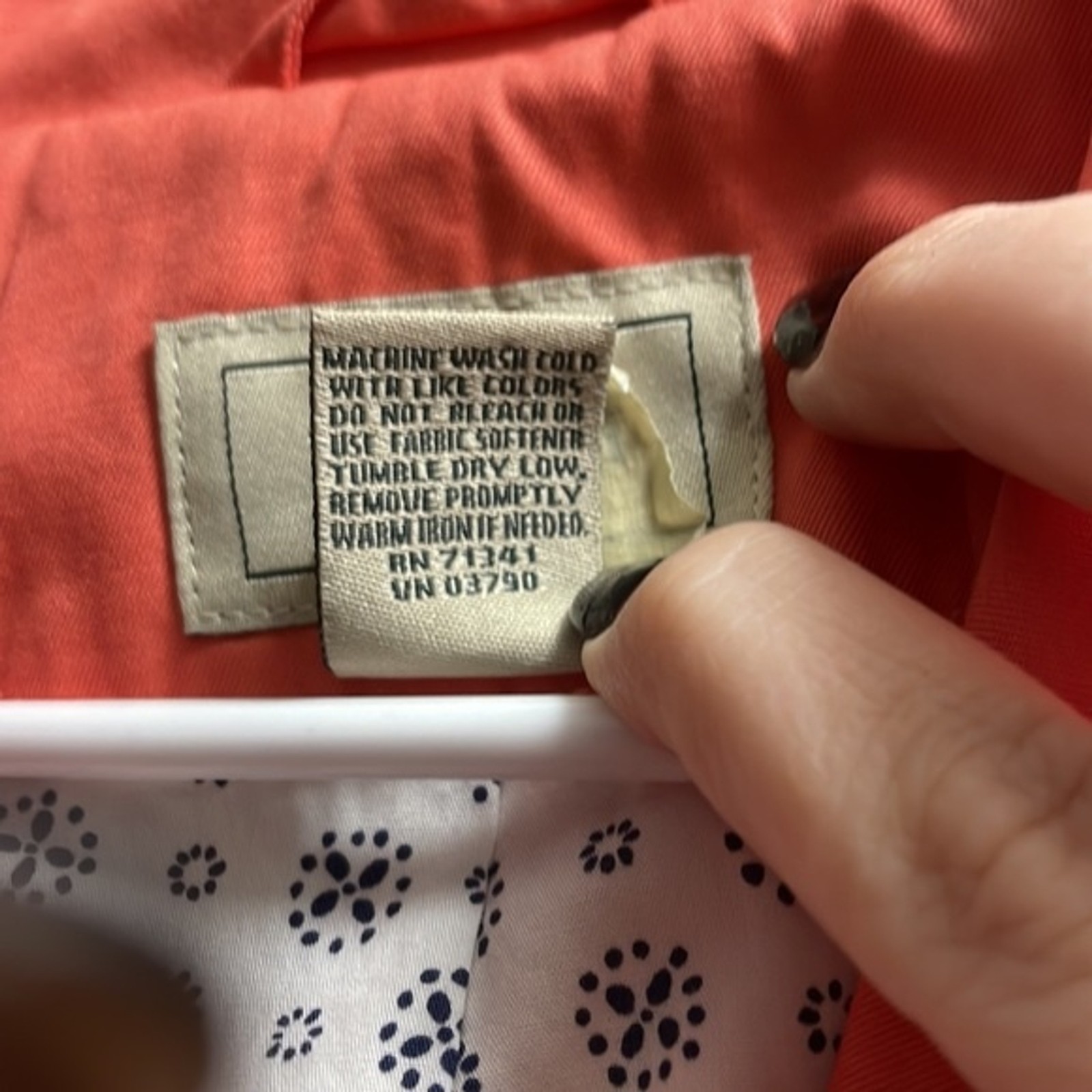 LL Bean cotton jacket Shacket spring easter coque… - image 5