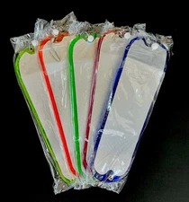 Set Of 5 - 11" Flashers w/Swivel and Clip for Trolling Salmon Fishing